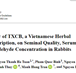 In Vivo Efficacy of TXCB, a Vietnamese Herbal Medicine Prescription, on Seminal Quality, Serum Testosterone, and Malondialdehyde Concentration in Rabbits
